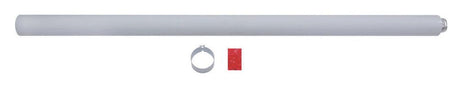 Vaillant Verlängerung turboTEC kürzbar Luft-/Abgasführung, Alu, 60/100mm, 2,0 m, 303834