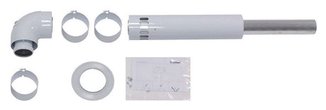 Vaillant Basis-Anschuss-Set LAS turboTEC Luft-/Abgasführung, Alu, 60/100 mm, 303838