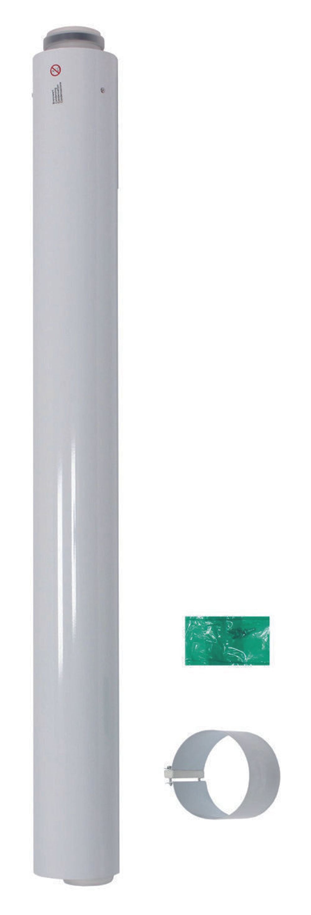 Vaillant Verlängerungsrohr Brennwert Luft-/Abgasführung, PP, 60/100, 1,0 m, 303903