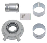 Vaillant Geräteanschlussstück Brennwert für Luft-/Abgasführung 63/96 mm, 303913