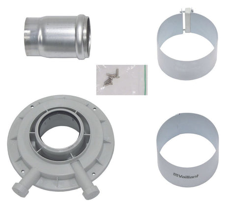 Vaillant Geräteanschlussstück Brennwert für Luft-/Abgasführung 63/96 mm, 303913