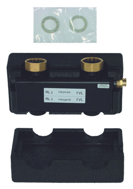 Vaillant Hydraulische Weiche quer WH 27 2 m3/h, Anschluss Rp 1, inkl. Wärmedäm., 306727