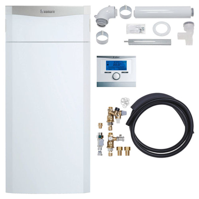 Vaillant Paket 1.400/5 ecoCOMPACT VSC146 VRC 700/6, Set baus., Luft/Abgas Flex., 0010029729