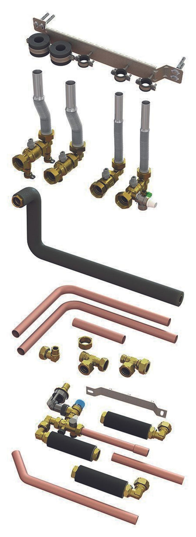 Vaillant Anschlusskonsole flexoCOMPACT mit integrierter Befüllstation, 0020205412