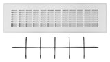 Vaillant Zuluftgitter für Boden-/Wandauslass Langloch weiß, 0020197695