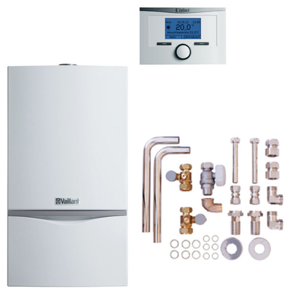 Vaillant Paket 6.221 atmoTEC exclusive VC 104/4-7A LL, calorMATIC 350 , Zubehör, 0010042524