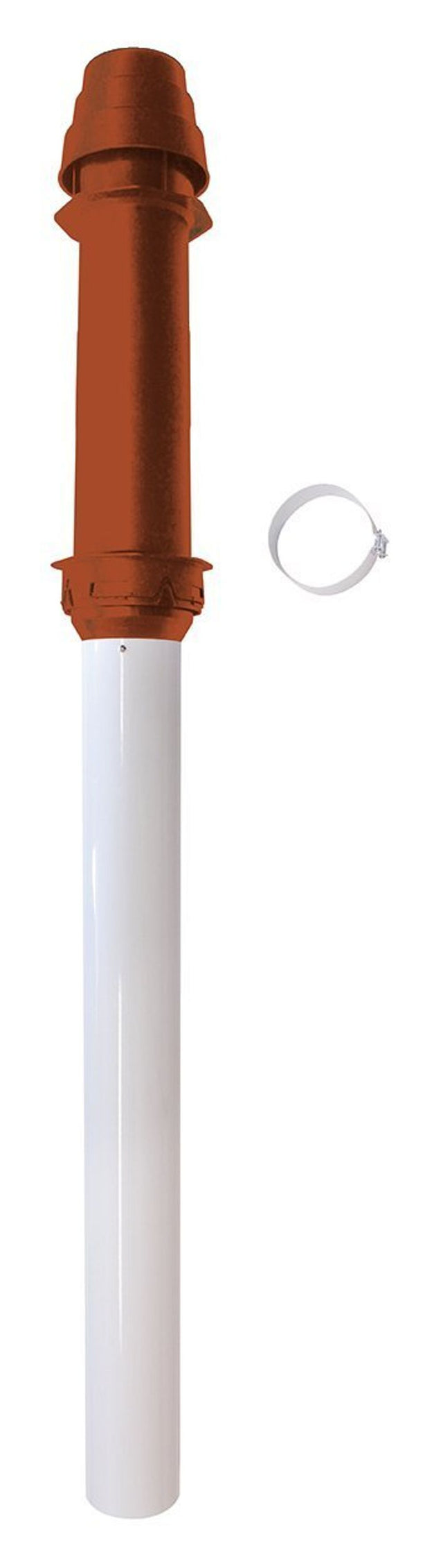 Vaillant senkr. Dachdurchführung für Brennwerttechnik, 60/100 PP, rot, 0020220657