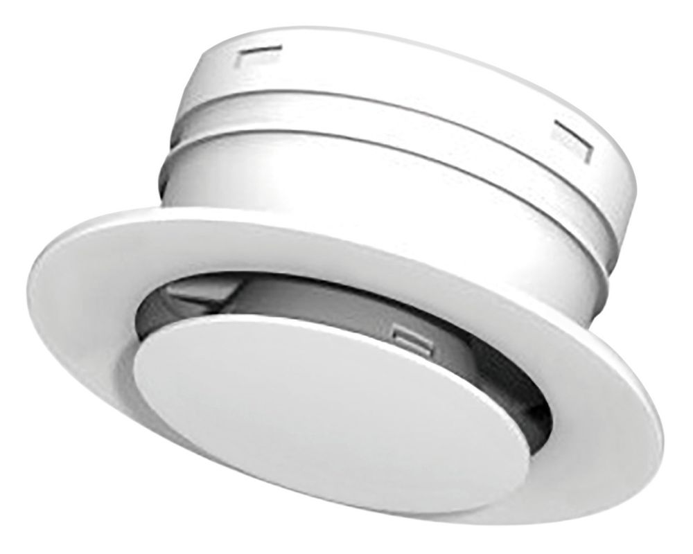 Vaillant Standard Abdeckbl. rund D 125 m für Wandmontage, weiß, 0020231949