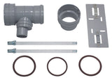 Vaillant Set 7 T-Stück DN 100 für Abgas- anschl. 60/100 f.flex. Abgasl. DN 100,PP, 0020016409