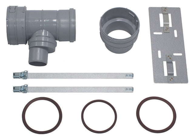 Vaillant Set 7 T-Stück DN 100 für Abgas- anschl. 60/100 f.flex. Abgasl. DN 100,PP, 0020016409