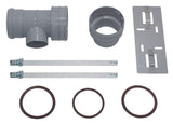 Vaillant Set 7 T-Stück DN 100 für Abgas- anschl. 80/125 f.flex. Abgasl. DN 100,PP, 0020016408