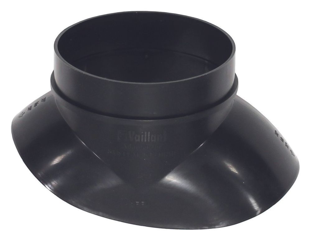 Vaillant Adapter für Klöber-Pfanne schwarz, für Dachschrägen von 20-50 Grad, 009058