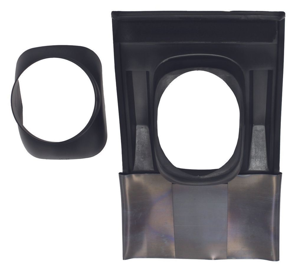 Vaillant Kunststoff-Universalpfanne für Schrägdach (25-50 Grad Neigung) schwarz, 009076