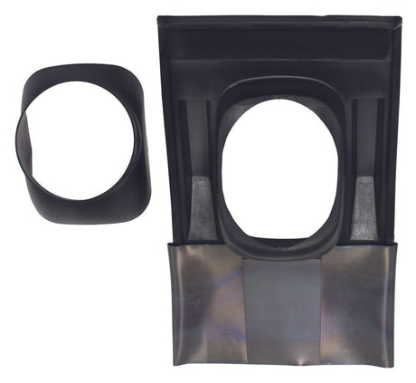 Vaillant Kunststoff-Universalpfanne für Schrägdach (25-50 Grad Neigung) schwarz, 009076