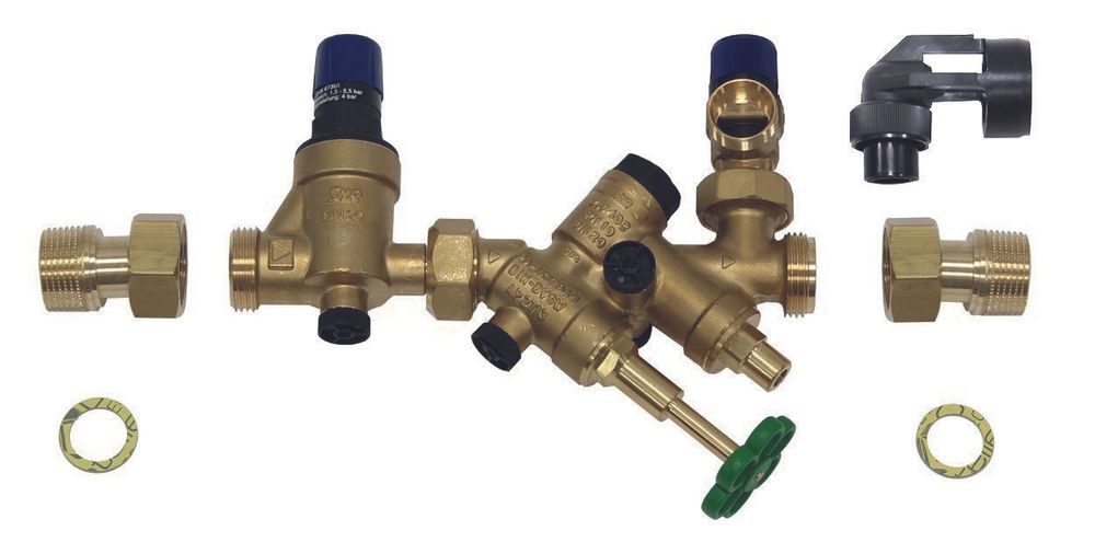 Vaillant Sicherheitsgruppe m. Druckmind. für Netzüberdruck unter 16 bar, R 3/4 DG, 000474
