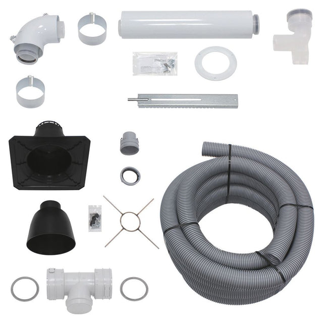 Vaillant Paket 1.52 Luft-/Abgasführung flex., Anschluss-Set D 60/100 PP (3 St.), 0010030864