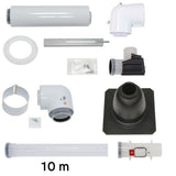 Vaillant Paket 1.51 Luft-/Abgasführung starr, Anschluss-Set D 80/125 PP (3 St.), 0010040555