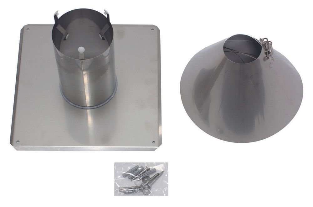 Vaillant Edelstahl-Schachtabdeckung für Abgasleitung DN 80, 0020021007