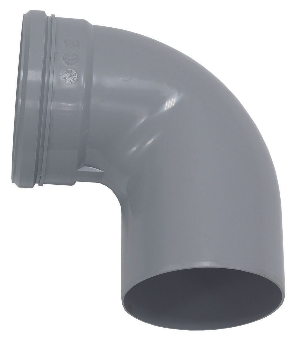 Vaillant Bogen 87 Grad für starre Abgasleitung DN 130, PP, 0020042765