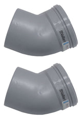Vaillant Bogen 45 Grad (2 St.) für starre Abgasleitung DN 130, PP, 0020042766