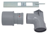 Vaillant Stützbogen DN 100 PP Übergang DN 100/130 PP f. Kask. ecoTEC,eco/auroC., 0020075739