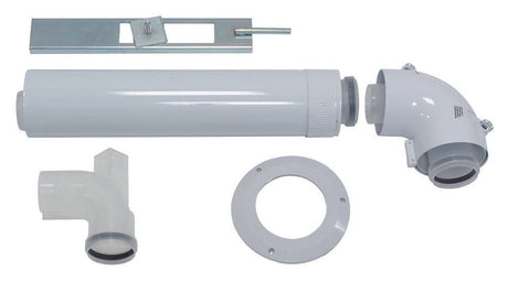 Vaillant Basis-Anschluss-Set konz. Abgasl. PP 60/100mm an DN 60 im Schacht, 0020077523