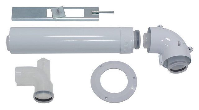 Vaillant Basis-Anschluss-Set konz. Abgasl. PP 60/100mm an DN 60 im Schacht, 0020077523