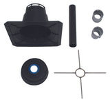 Vaillant Set 1 Grundelemente Schachtabd. für flexibles Abgassystem DN 60, PP, 0020077524