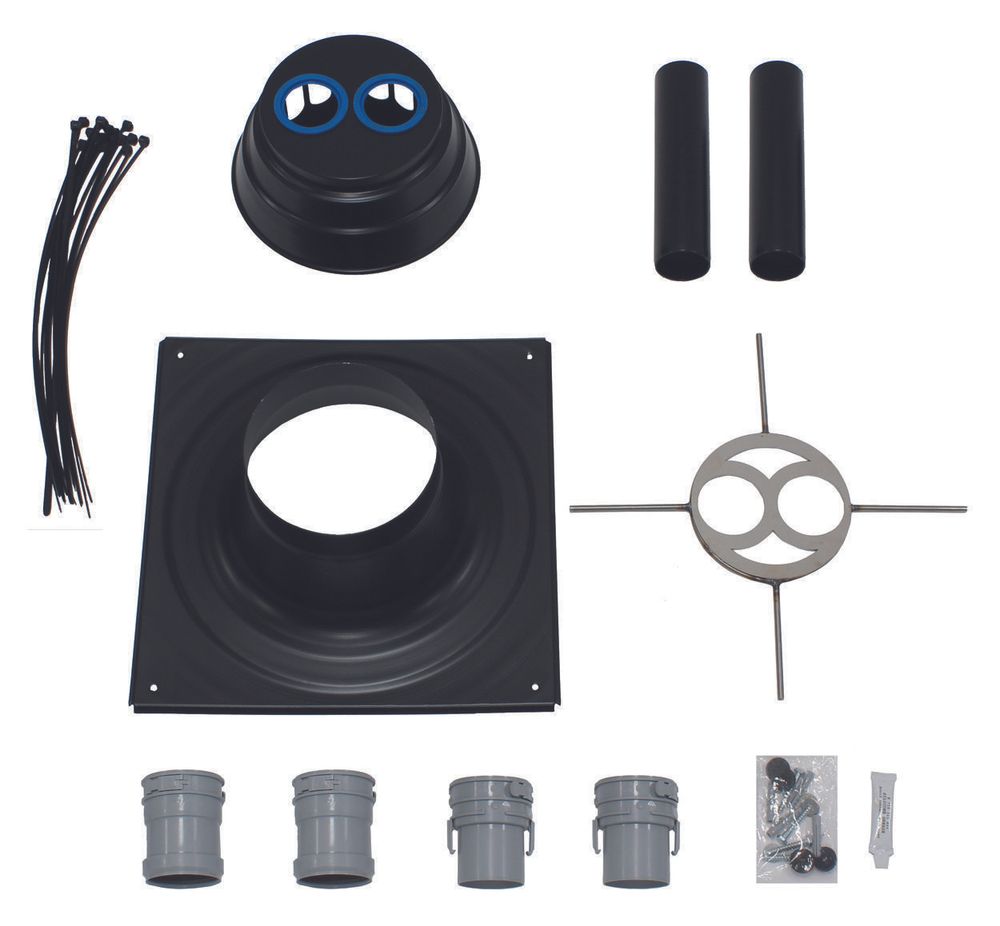 Vaillant Set 1 Grundelement für flexible Abgasleitung DN 60, PP, 0020106046