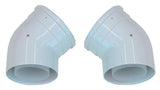 Vaillant Bogen 45 Grad 110/160 mm (2 St.) konzentrisch PP, 0020106379