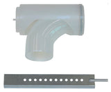 Vaillant Stützbogen 87 Gr 110 mm PP mit Auflageschiene 350 mm, 0020106388