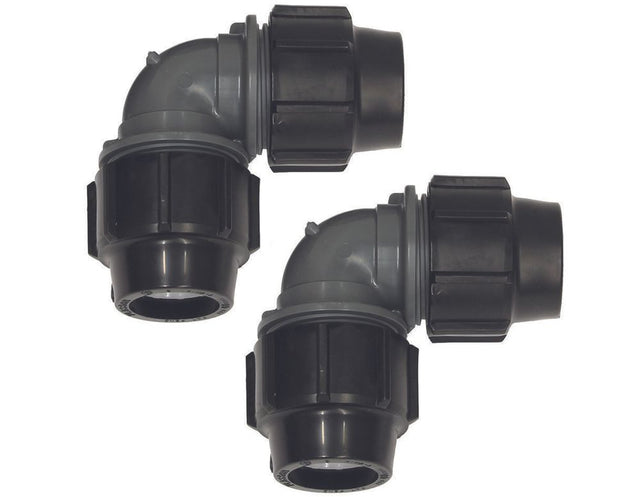 Vaillant Winkelkupplung 90 Grad, 2 St. für PE-Rohr 40 x 3,7 mm für aroCOLLECT, 0020112792