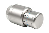 Kermi Thermostatkopf Edelstahl-Optik