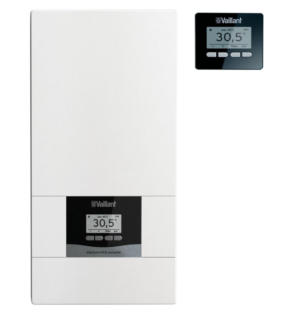 Vaillant electronicVED E 24/8 E exclusiv Elektro-Durchlauferhitzer, 0010023748