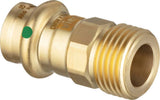 Viega Profipress Sanpress-Übergangsstück, d 15mm, G 1/2 Rotguss oder Siliziumbronze Modell 2211.4, 660222