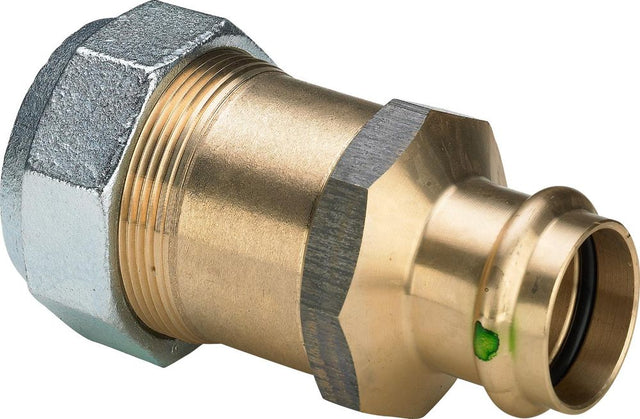 Viega Profipress Sanpress-Übergangsverschraubung, DN 25, d 28mm Rotguss oder Siliziumbronze Modell 2215.6, 588564