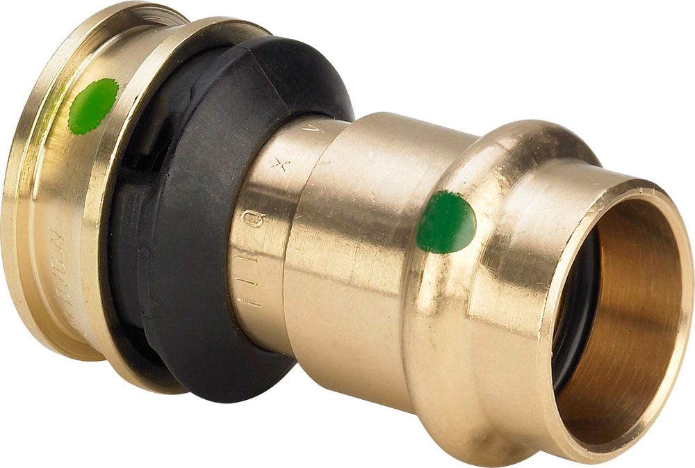 Viega Raxofix-Übergangsstück, d1 16, d2 15 Siliziumbronze Modell 5313P, 646707