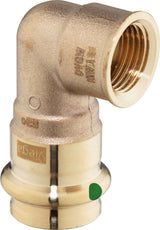 Viega Profipress Sanpress-Übergangswinkel 90 Grad, d 12mm, Rp 3/8 Rotguss oder Siliziumbronze Modell 2214.2, 290924
