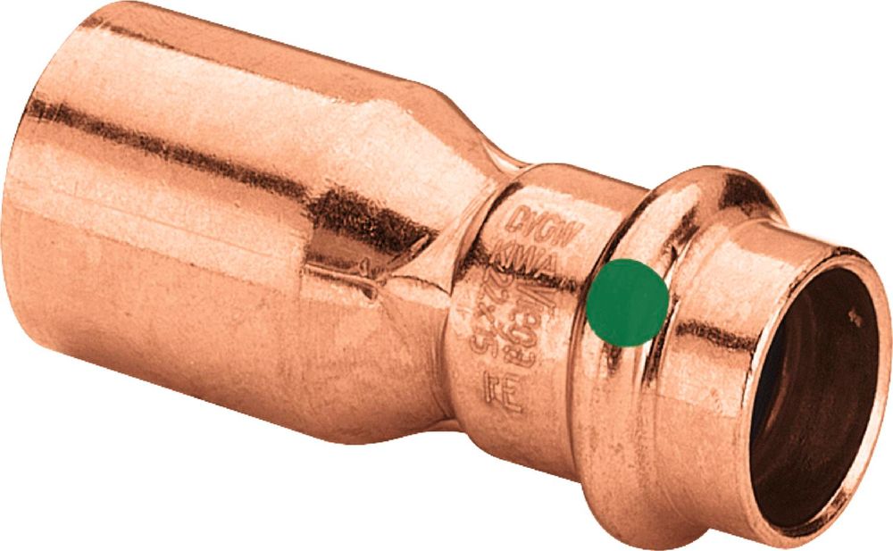 Viega Profipress-Reduzierstück, d1 18, d2 12 Kupfer Modell 2415.1, 298586