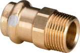 Viega Profipress S-Übergangsstück, d 22mm, R 1 Rotguss oder Siliziumbronze Modell 4511, 628741