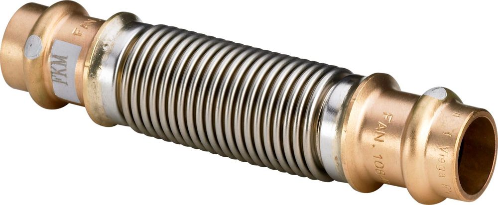Viega Profipress S-Kompensator, d 28mm Rotguss oder Siliziumbronze, Edelstahl Modell 4551, 629113