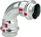 Viega Prestabo-Bogen 90 Grad, d 28mm Stahl unlegiert, verzinkt Modell 1116, 558154