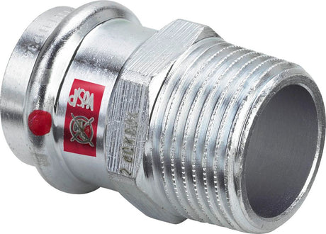 Viega Prestabo-Übergangsstück, d 42mm, R 11/4 Stahl unlegiert, verzinkt Modell 1111, 704810