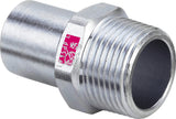 Viega Prestabo-Einsteckstück, d 15mm, R 1/2 Stahl unlegiert, verzinkt Modell 1111.1, 642044
