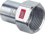Viega Prestabo-Einsteckstück, d 22mm, Rp 3/4 Stahl unlegiert, verzinkt Modell 1112.1, 559175