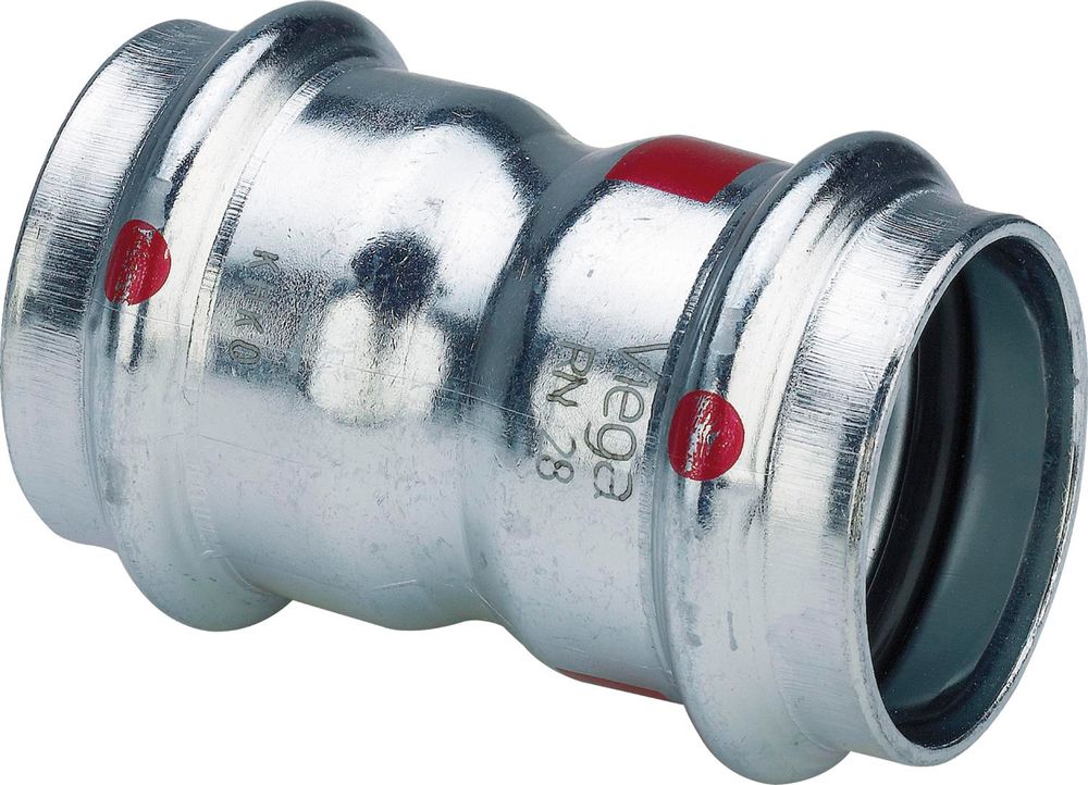 Viega Prestabo-Muffe, d 18mm Stahl unlegiert, verzinkt Modell 1115, 557997