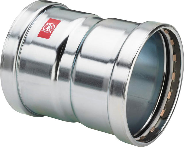 Viega Prestabo XL-Muffe, d 64,0mm Stahl unlegiert, verzinkt Modell 1115XL, 597726