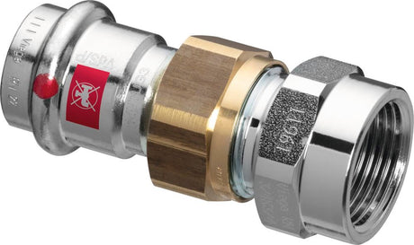 Viega Prestabo-Übergangsverschraubung, d 18mm, Rp 1/2 Stahl unlegiert, verzinkt Modell 1162, 643454