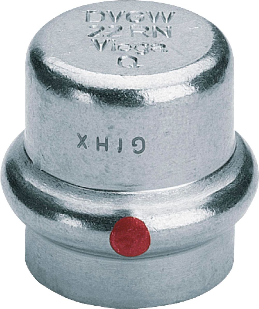 Viega Prestabo-Kappe, d 12mm Stahl unlegiert, verzinkt Modell 1156, 643577