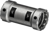 Viega Megapress-Schiebemuffe, DN 10 Stahl unlegiert, Zink-Nickel-Beschichtung Modell 4215.5, 739416